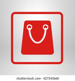 Shopping bag icon.