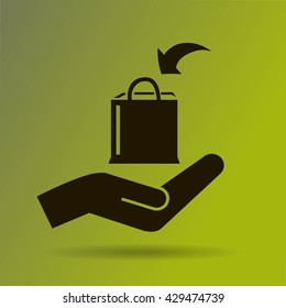 Shopping bag icon