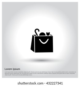 Shopping bag icon