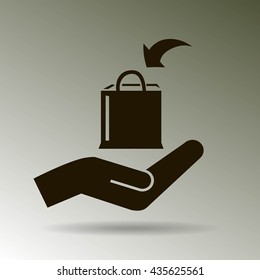 Shopping bag icon