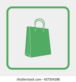 Shopping bag icon.