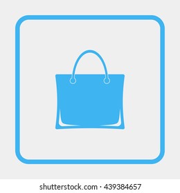 Shopping bag icon.