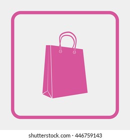 Shopping bag icon.