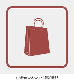 Shopping bag icon.