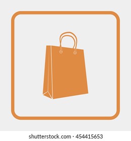 Shopping bag icon.