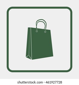 Shopping bag icon.