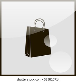 Shopping bag icon.
