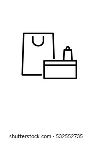 Shopping bag icon