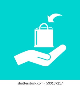 Shopping bag icon