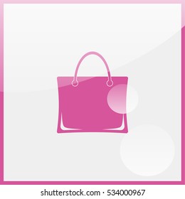Shopping bag icon.