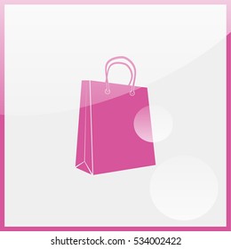Shopping bag icon.