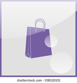 Shopping bag icon.