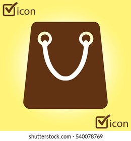 Shopping bag icon.