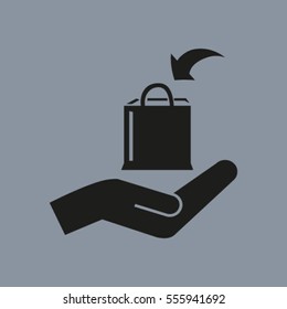 Shopping bag icon