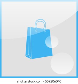 Shopping bag icon.