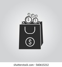 Shopping bag icon