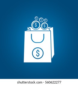 Shopping bag icon
