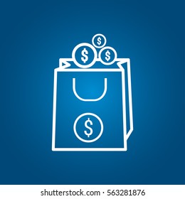 Shopping bag icon