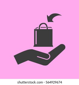 Shopping bag icon