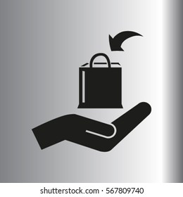 Shopping bag icon
