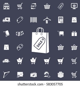 Shopping bag icon