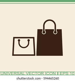 Shopping bag icon.