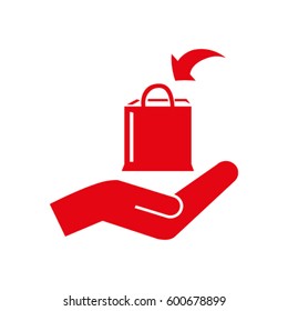 Shopping bag icon