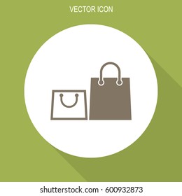 Shopping bag icon.
