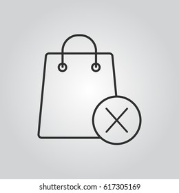 Shopping bag icon