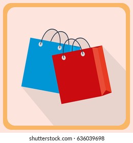 Shopping bag icon