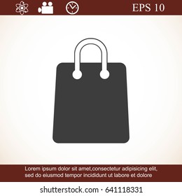 Shopping bag icon