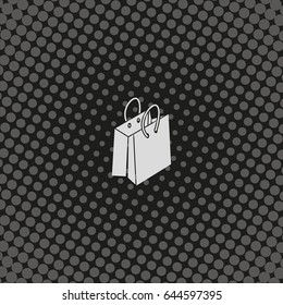 Shopping bag icon.