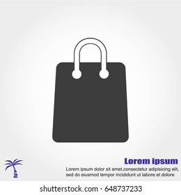 Shopping bag icon
