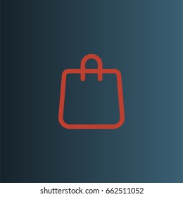 Shopping bag icon