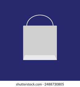 Shopping bag icon, color can be changed according to needs