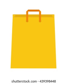 Shopping bag icon. Shopping and commerce design. vector graphic