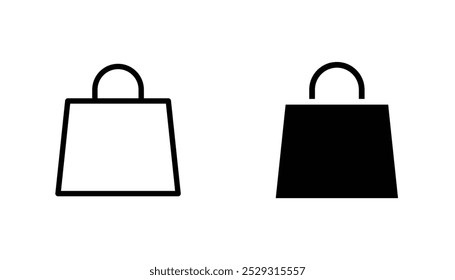 Shopping bag icon concept. Stock vector