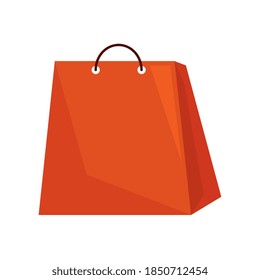 shopping bag icon design of commerce and market theme Vector illustration