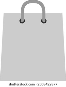 Shopping bag icon design. Flat style. Vector illustration. Clip art.