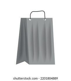 shopping bag icon design mockup