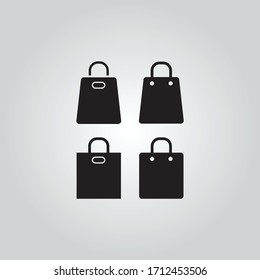 Icono de bolsa de compras . Diseño de icono de bolsa para uso múltiple 