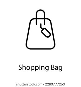 Shopping bag icon design stock illustration