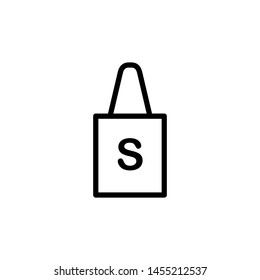 shopping bag icon design template