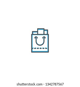 Shopping bag icon design. Shopping icon vector illustration