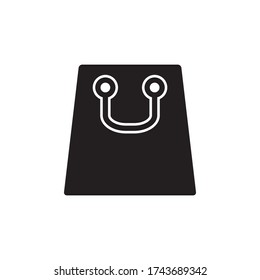 Shopping Bag Icon Design Vector Template 
