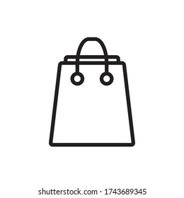 Shopping Bag Icon Design Vector Template 