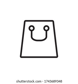 Shopping Bag Icon Design Vector Template 