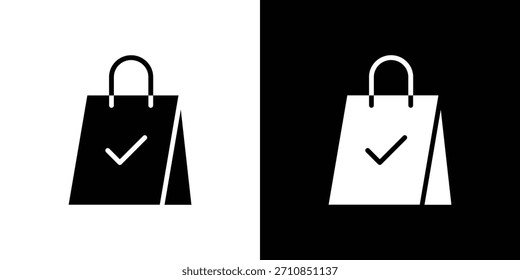 Saco de compras ícone design vetor coleção. ícones planos.