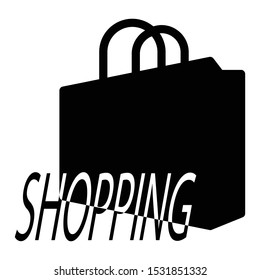 Shopping bag icon , e commerce icon