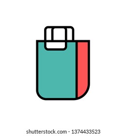 Shopping bag icon- Editable shopping bag icon for website and mobile apps.